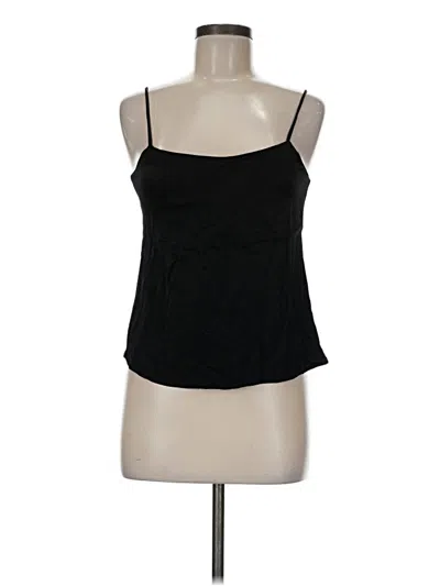 Pre-owned Slide Show Tank Top Black Strapless Neckline Tops
