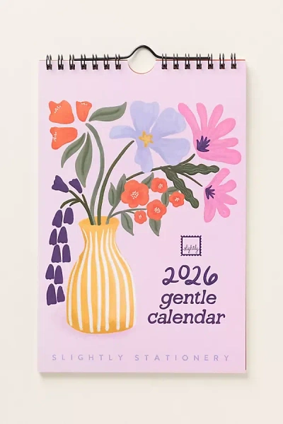 Slightly Stationery 2026 Gentle Calendar