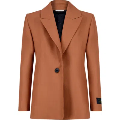 Slim Boyfriend Blazer Slim Boyfriend Blazer In Cognac