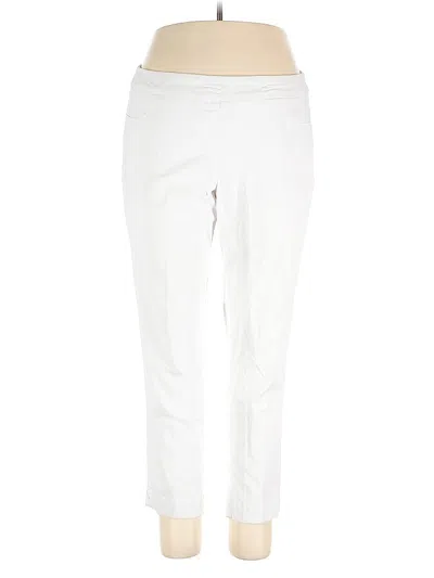 Pre-owned Slim-sation By Multiples Casual Pants In White