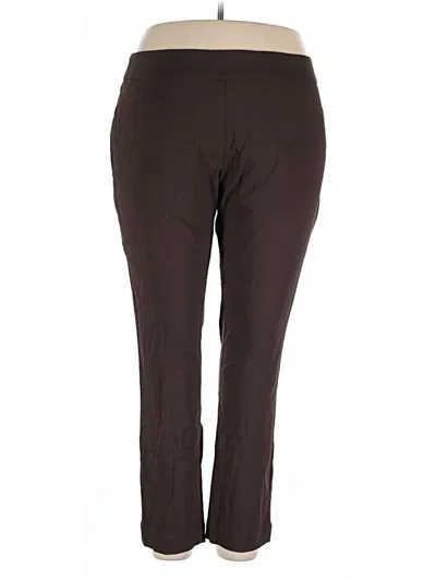 Pre-owned Slim-sation By Multiples Active Pants In Brown