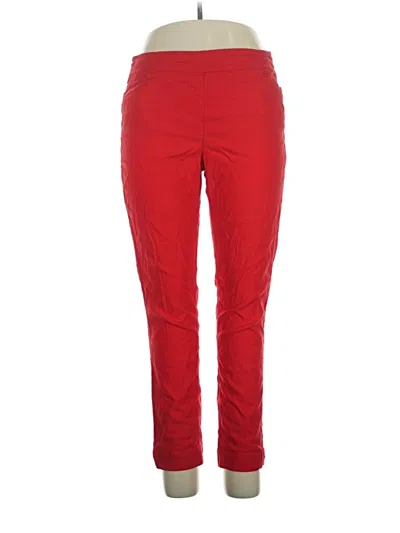 Pre-owned Slim-sation By Multiples Active Pants In Red