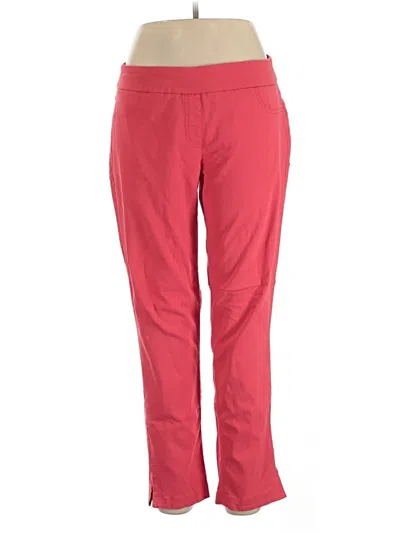Pre-owned Slim-sation By Multiples Active Pants In Red