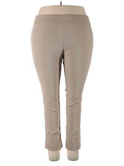 Pre-owned Slim-sation By Multiples Active Pants In Tan