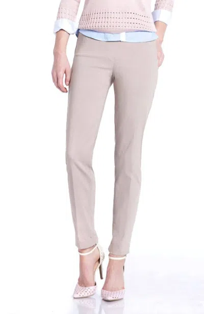 Slimsation By Multiples Ankle Pants In Stone In White