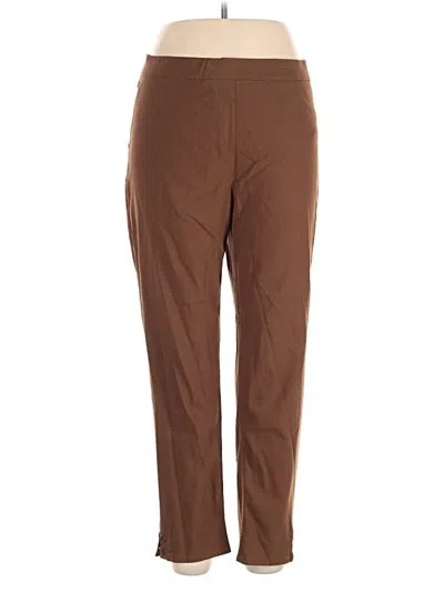 Pre-owned Slim-sation By Multiples Casual Pants In Brown