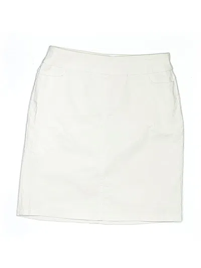 Pre-owned Slim-sation By Multiples Casual Skirt In Ivory