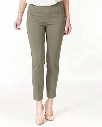 Slimsation By Multiples Close To Me Pull On Pants In Green
