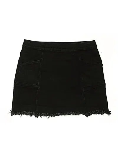 Pre-owned Slim-sation By Multiples Denim Skirt In Black