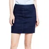 Slimsation By Multiples Drift Away Skort In Denim In Multi