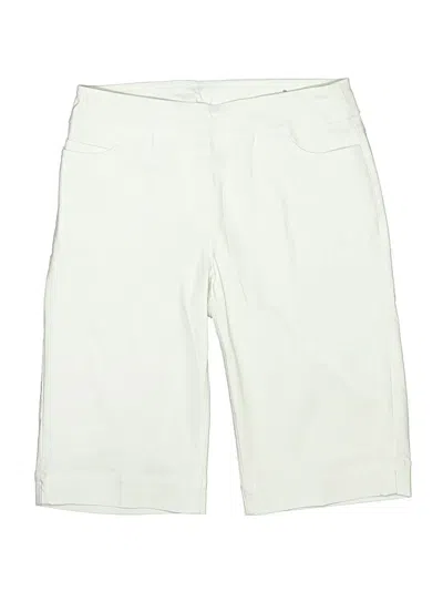 Pre-owned Slim-sation By Multiples Khaki Shorts In Ivory
