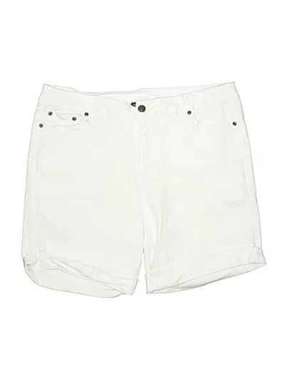 Pre-owned Slim-sation By Multiples Khaki Shorts In White