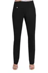 Slimsation By Multiples Pull On Ease-y Fit Pant In Black In Black