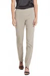 Slimsation By Multiples Pull-on Narrow Leg Pants In Stone In Gray