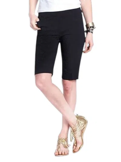 Slimsation By Multiples Pull On Shorts In Black