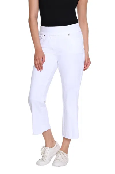 Slimsation By Multiples Ready To Go Flare Jeans In White