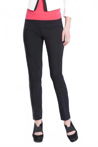 Slimsation By Multiples Ride On Pants In Black