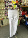 Slimsation By Multiples Women's All I Want Pants In White In White
