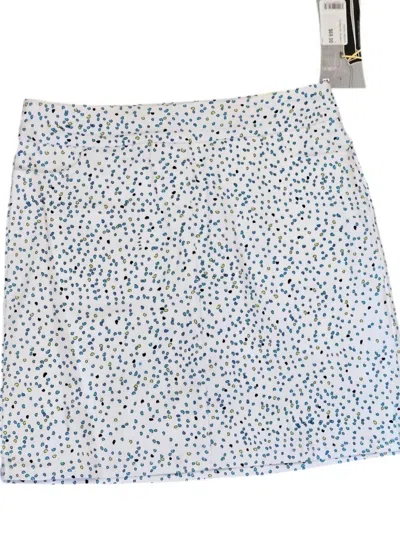 Slimsation By Multiples Women's Pull-on Skort In Dot Multi