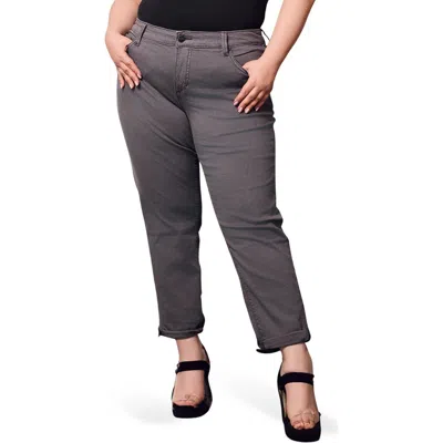 Slink Jeans Boyfriend Jeans In Grey