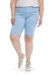 Slink Jeans Denim Bermuda Shorts In Blue