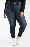 Slink Jeans Denim Leggings In Blue