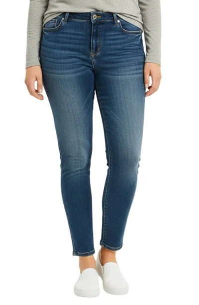 Slink Jeans High Waist Ankle Skinny Jeans In Blue