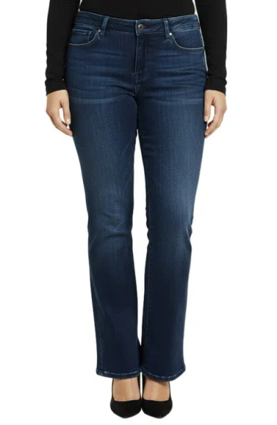 Slink Jeans High Waist Flare Jeans In Blue