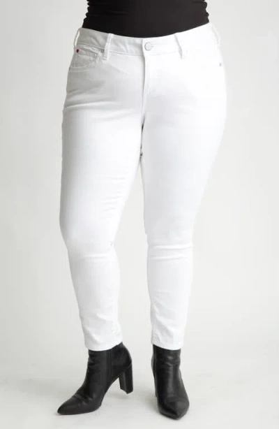 Slink Jeans High Waist Skinny Jeans In White