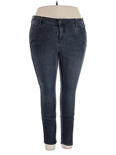Pre-owned Slink Jeans Jeggings In Gray