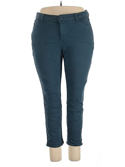 Pre-owned Slink Jeans Jeggings In Teal
