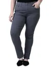 SLINK JEANS PLUS WOMEN'S PLUS ANDY HIGH RISE SLIM JEANS