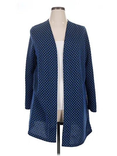 Pre-owned Slinky Brand Cardigan Sweater In Blue
