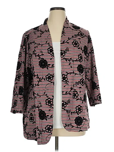 Pre-owned Slinky Brand Cardigan Sweater In Pink