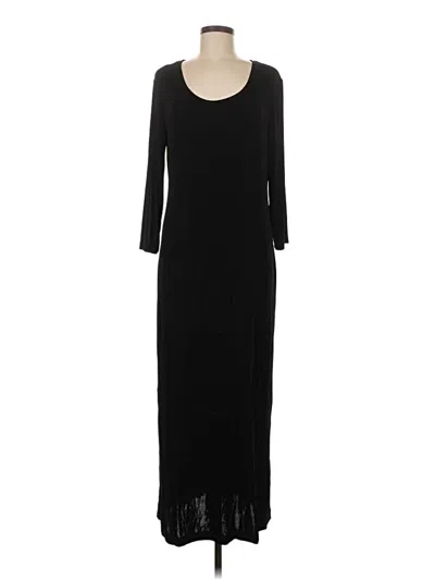 Pre-owned Slinky Brand Casual Dress In Black