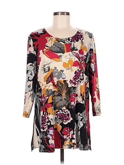 Pre-owned Slinky Brand Casual Dress In Burgundy