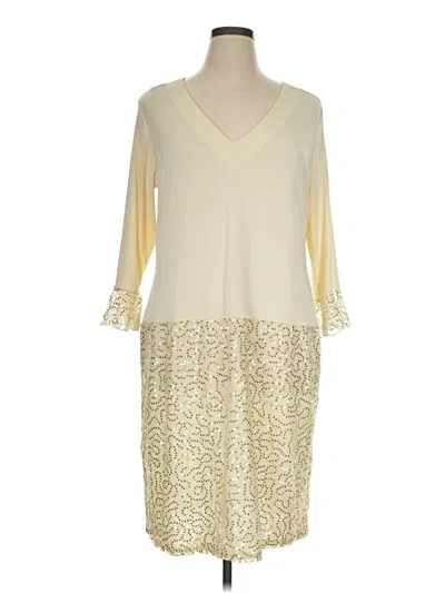 Pre-owned Slinky Brand Casual Dress In Ivory