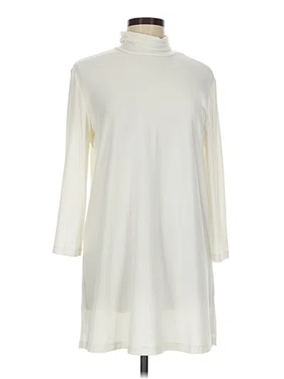 Pre-owned Slinky Brand Casual Dress In White