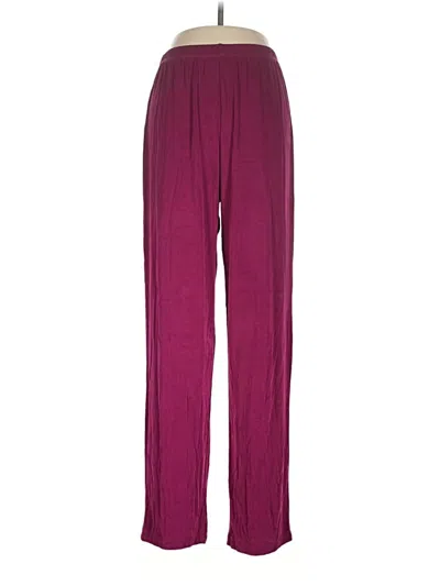 Pre-owned Slinky Brand Casual Pants In Purple