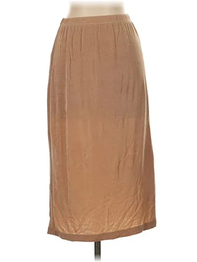 Pre-owned Slinky Brand Casual Skirt In Tan