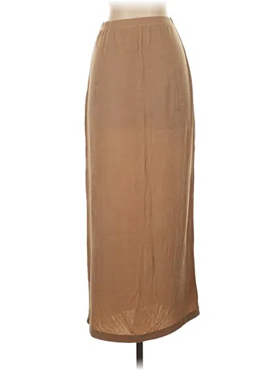 Pre-owned Slinky Brand Casual Skirt In Tan