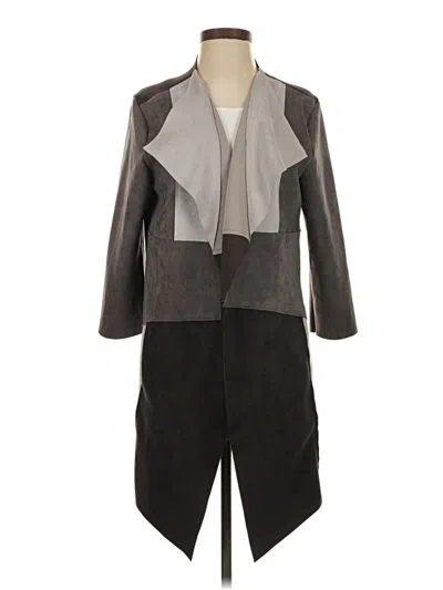 Pre-owned Slinky Brand Coat In Gray