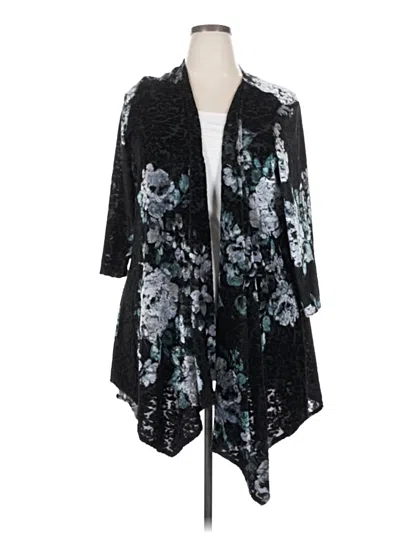 Pre-owned Slinky Brand Kimono In Black