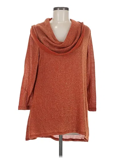 Pre-owned Slinky Brand Pullover Sweater In Orange