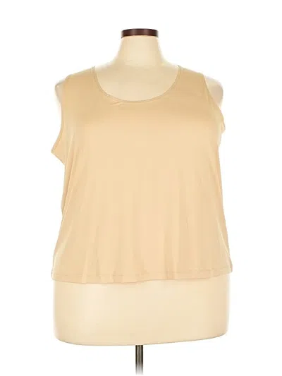 Pre-owned Slinky Brand Sleeveless T-shirt In Brown