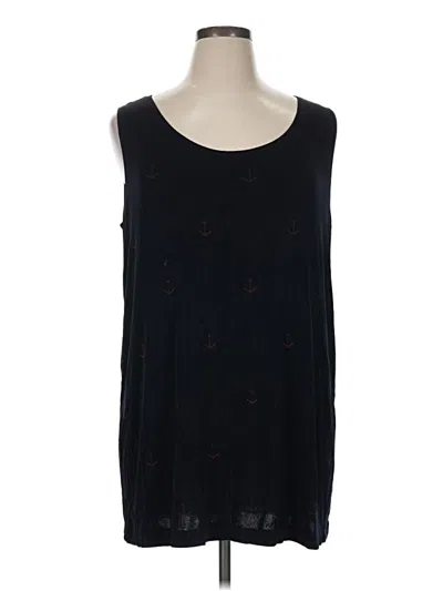 Pre-owned Slinky Brand Sleeveless T-shirt In Black