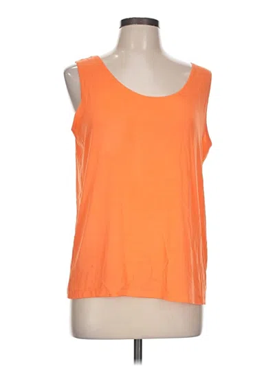 Pre-owned Slinky Brand Sleeveless T-shirt In Orange