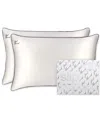 Slip 2-pc. Pure Silk "just Married" Queen Pillowcase Set In Just Marri