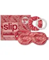 Slip 3-pc. Pure Silk Beauty Sleepover Set In Demi