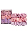 Slip 3-pc. Pure Silk Large Scrunchies Set In Belleflower